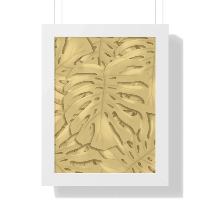 Golden Monstera Framed Print, Poster, Laura Christine Photography & Design, Framed, Home & Living, Indoor, Paper, Posters, Laura Christine Photography & Design, laurachristinedesign.com