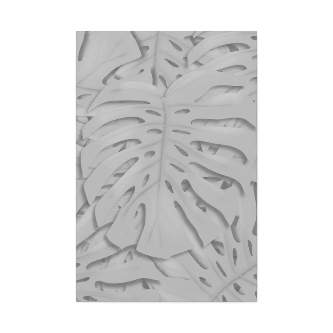 Soft Gray Monstera Canvas, Canvas, Laura Christine Photography & Design, Art & Wall Decor, Canvas, Hanging Hardware, Home & Living, Indoor, Laura Christine Photography & Design, laurachristinedesign.com