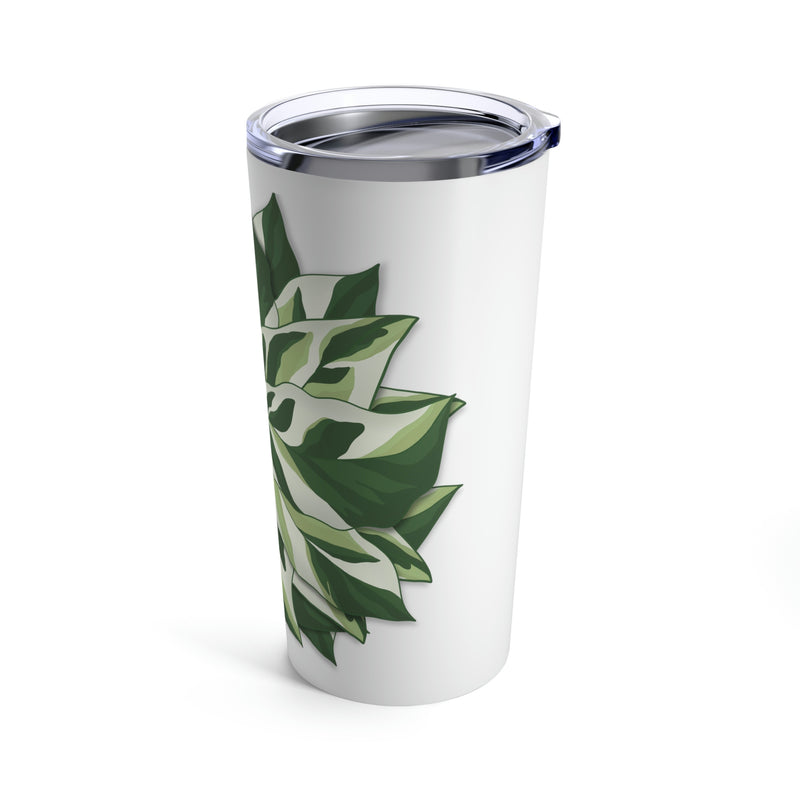 Calathea White Fusion Tumbler