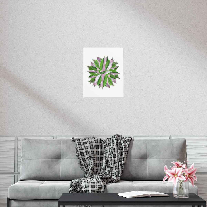 Tricolor Syngonium Print - Botanical Poster on Museum Grade Paper | Archival Ink Unframed