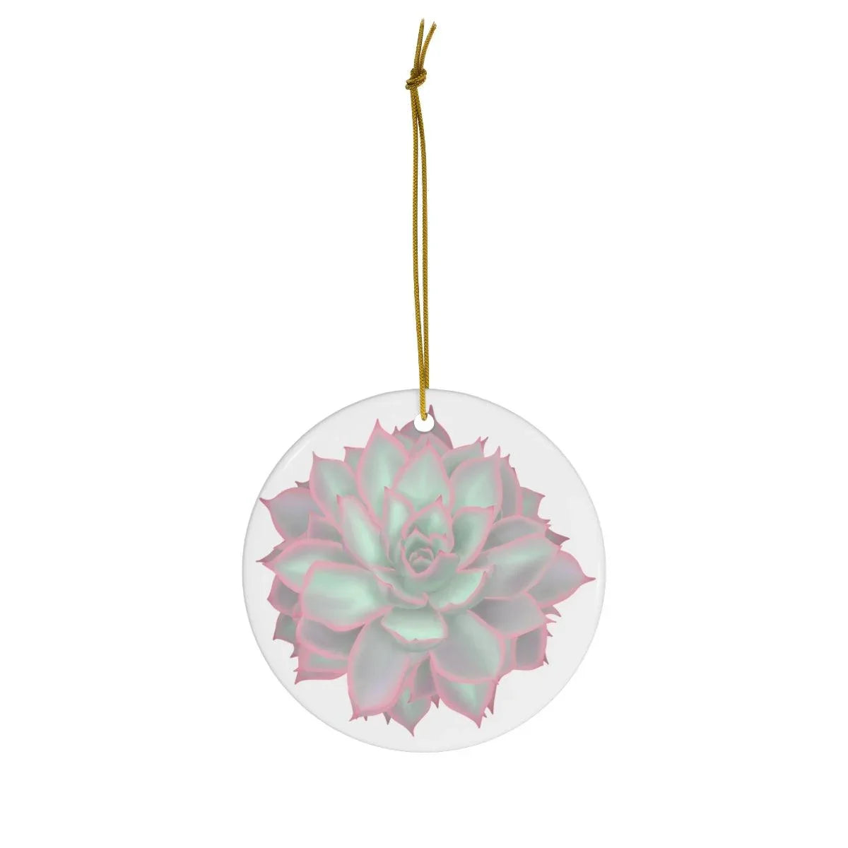 Graptopetalum 'Murasaki' Succulent Ceramic Ornament, Home Decor, Laura Christine Photography & Design, Ceramic, Christmas, Glossy, Holiday Picks, Home & Living, ornament, Ornaments, Seasonal Decorations, Laura Christine Photography & Design, laurachristinedesign.com