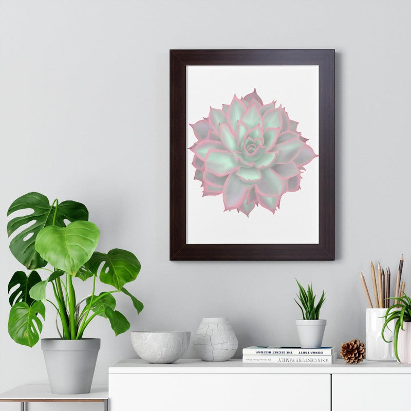 Echeveria Violet Queen Succulent Framed Print, Poster, Laura Christine Photography & Design, Framed, Home & Living, Indoor, Paper, Posters, Laura Christine Photography & Design, laurachristinedesign.com