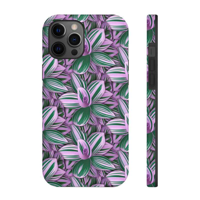 Tradescantia Nanouk Phone Case, Phone Case, Printify, Accessories, Glossy, iPhone Cases, Matte, Phone accessory, Phone Cases, Samsung Cases, Laura Christine Photography & Design, laurachristinedesign.com