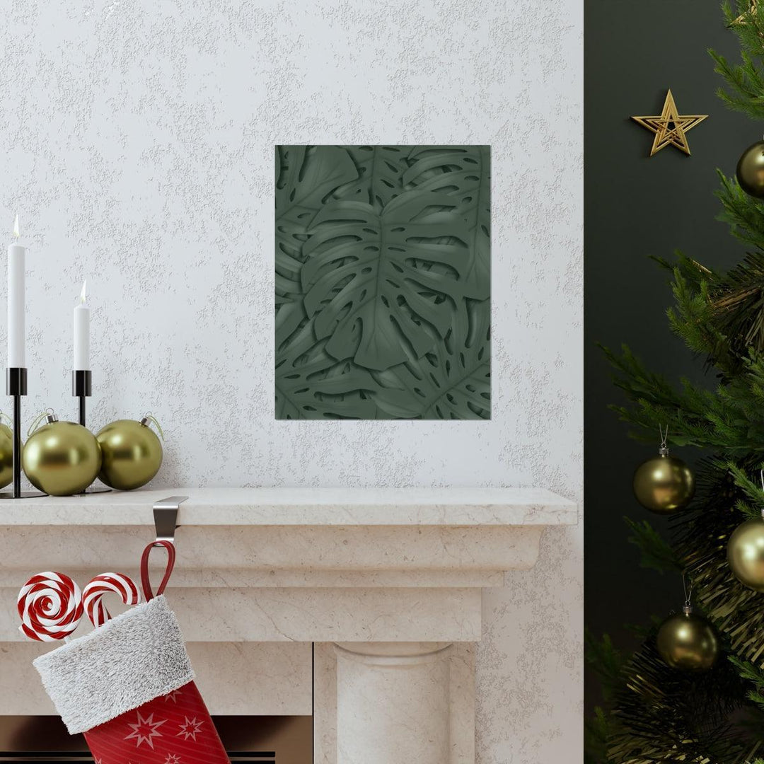 Deep Green Monstera Print, Poster, Laura Christine Photography & Design, Back to School, Home & Living, Indoor, Matte, Paper, Posters, Valentine's Day promotion, Laura Christine Photography & Design, laurachristinedesign.com