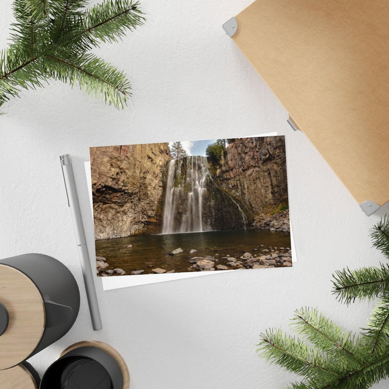 Rainbow Falls, Mammoth Lakes - Postcard, 10-pack, Paper products, Printify, Back to School, Home & Living, Indoor, Matte, Paper, Posters, Laura Christine Photography & Design, laurachristinedesign.com