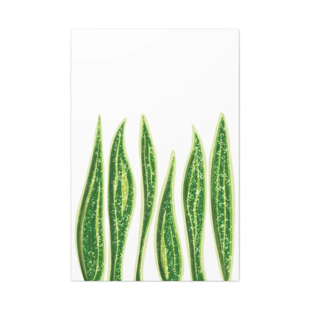 Snake Plant Canvas | Botanical Canvas Decor - Matte Finish Artwork for Living Room - Laura Christine Photography & Design