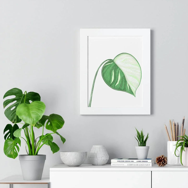 Monstera Albo Framed Print, Poster, Laura Christine Photography & Design, Framed, Home & Living, Indoor, Paper, Posters, Laura Christine Photography & Design, laurachristinedesign.com