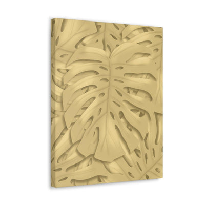 Golden Monstera Canvas, Canvas, Laura Christine Photography & Design, Art & Wall Decor, Canvas, Hanging Hardware, Home & Living, Indoor, Laura Christine Photography & Design, laurachristinedesign.com