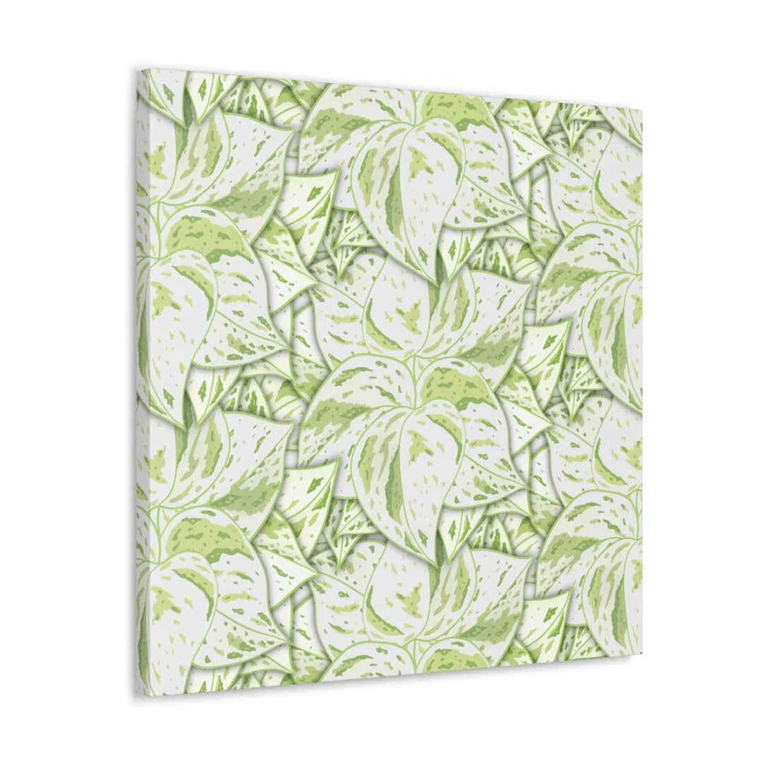 Snow Queen Pothos Canvas, Canvas, Laura Christine Photography & Design, Art & Wall Decor, Canvas, Hanging Hardware, Home & Living, Indoor, Laura Christine Photography & Design, laurachristinedesign.com