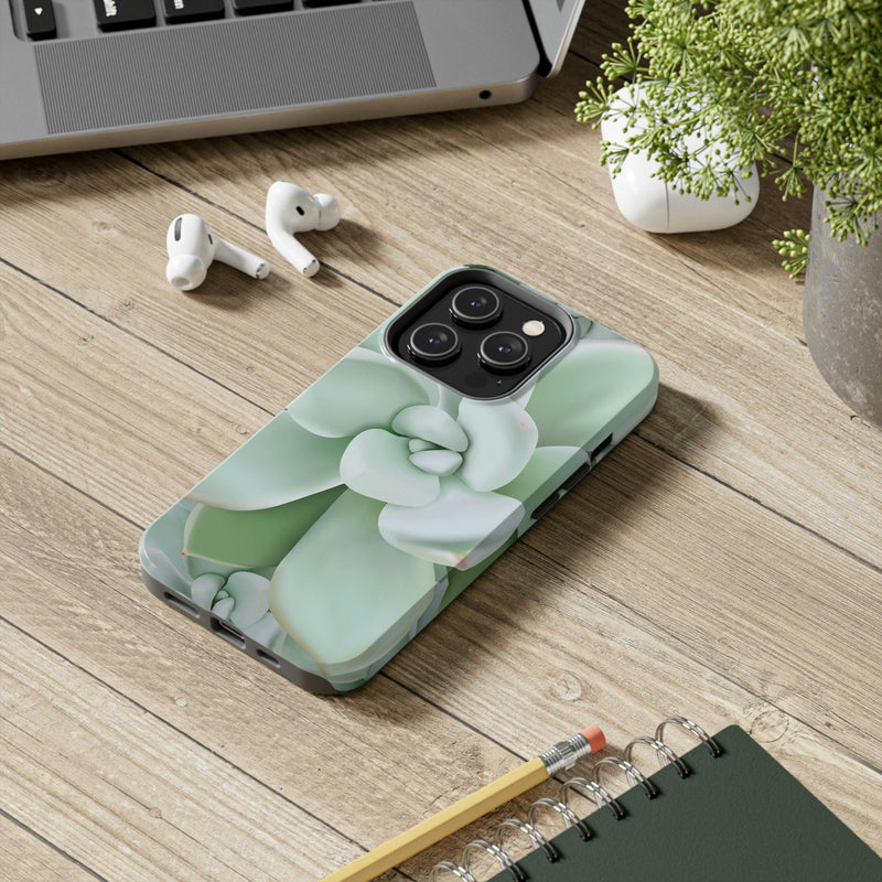 Pachyveria Haagei Succulent Phone Case, Phone Case, Printify, Accessories, Glossy, iPhone Cases, Matte, Phone accessory, Phone Cases, Samsung Cases, Laura Christine Photography & Design, laurachristinedesign.com