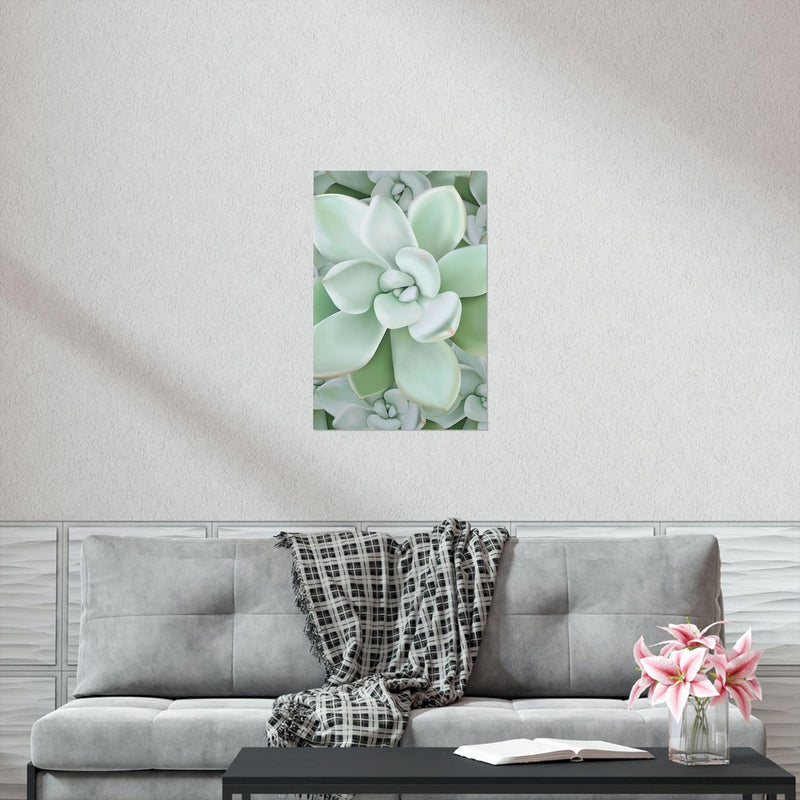 Pachyveria Haagei Succulent Pattern Print, Poster, Printify, Back to School, Home & Living, Indoor, Matte, Paper, Posters, Valentine&