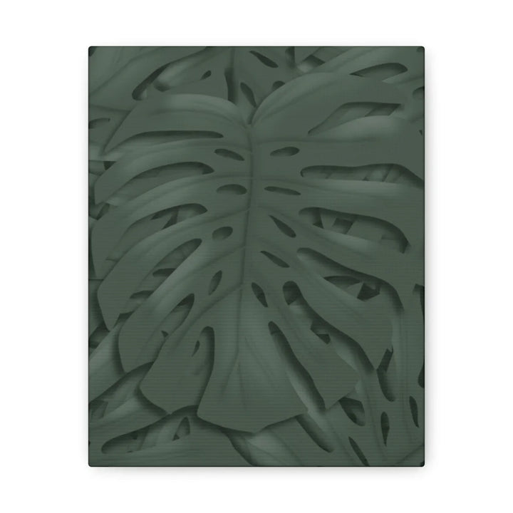 Monstera Canvas Art | Tropical Leaf Canvas Art Print - Matte Finish & Durable Cotton