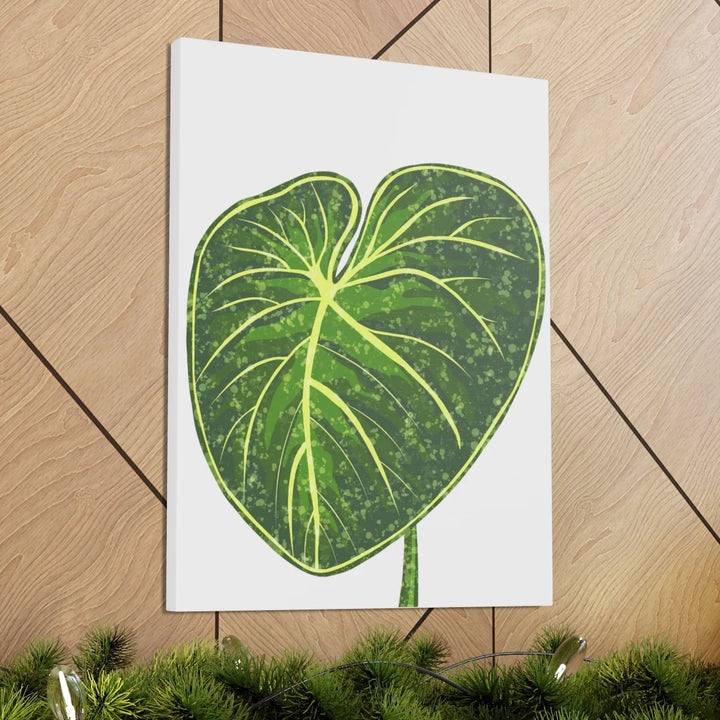 Philodendron Gloriosum Canvas - Stretched Canvas Art Print | Matte Indoor Wall Art - Laura Christine Photography & Design