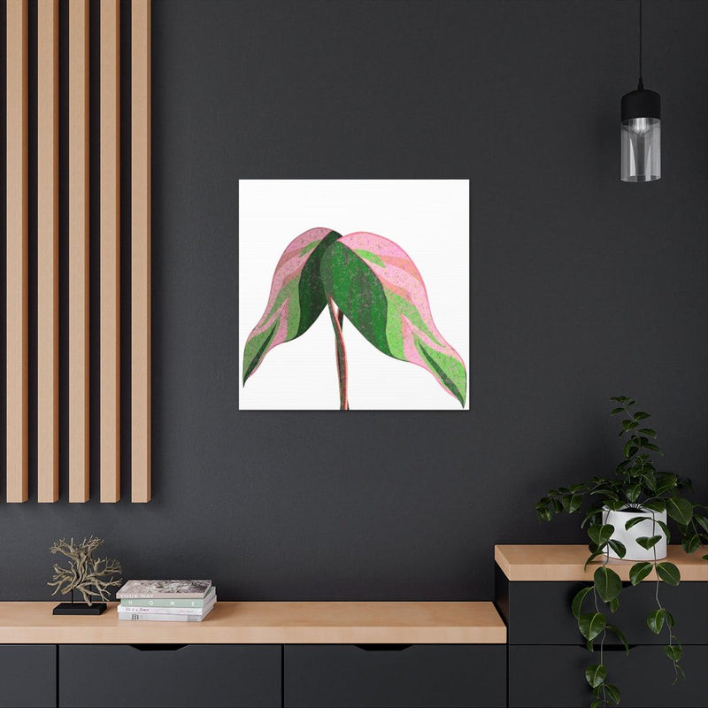 Pink Princess Philodendron Canvas, Canvas, Laura Christine Photography & Design, Art & Wall Decor, Canvas, Hanging Hardware, Home & Living, Indoor, Laura Christine Photography & Design, laurachristinedesign.com