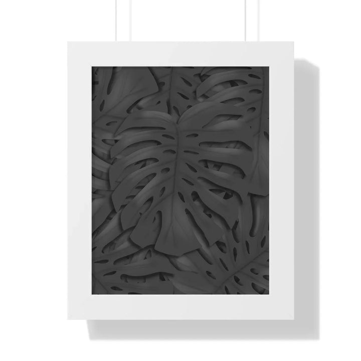 Charcoal Monstera Framed Print, Poster, Laura Christine Photography & Design, Framed, Home & Living, Indoor, Paper, Posters, Laura Christine Photography & Design, laurachristinedesign.com