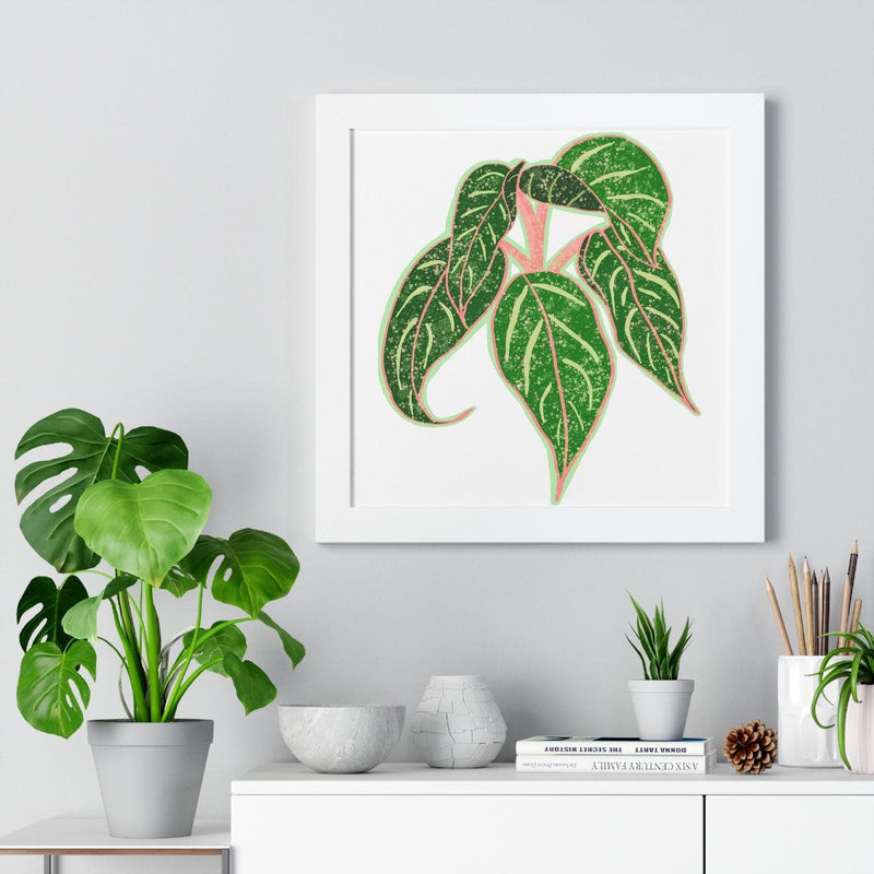 Sparkling Sarah Agalonema (Chinese Evergreen) Framed Print, Poster, Laura Christine Photography & Design, Aglaonema, Bottle, Canvas Bag, Chinese Evergreen, Coffee, Drinkware, Framed, Home & Living, Indoor, Paper, Posters, Reusable, Shopping Bag, Sparklng Sarah, Tea, Tote Bag, Travel, Tumbler, Water, Laura Christine Photography & Design, laurachristinedesign.com