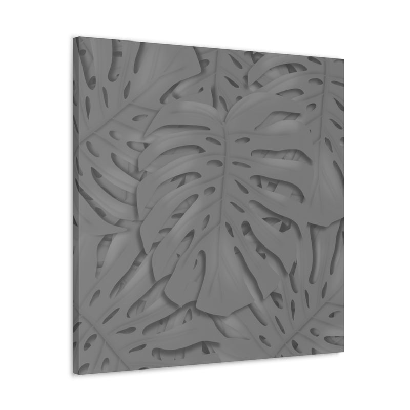 Smokey Monstera Canvas