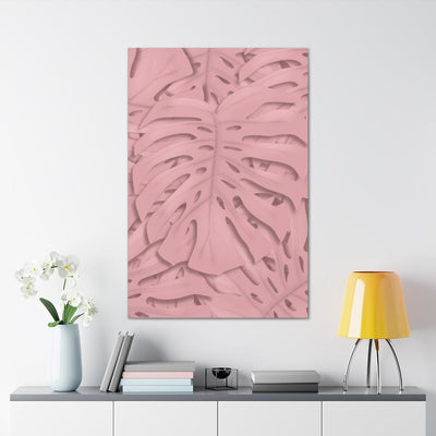 Soft Pink Monstera Canvas, Canvas, Laura Christine Photography & Design, Art & Wall Decor, Canvas, Hanging Hardware, Home & Living, Indoor, Laura Christine Photography & Design, laurachristinedesign.com