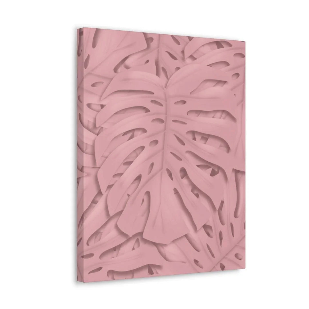 Soft Pink Monstera Canvas, Canvas, Laura Christine Photography & Design, Art & Wall Decor, Canvas, Hanging Hardware, Home & Living, Indoor, Laura Christine Photography & Design, laurachristinedesign.com