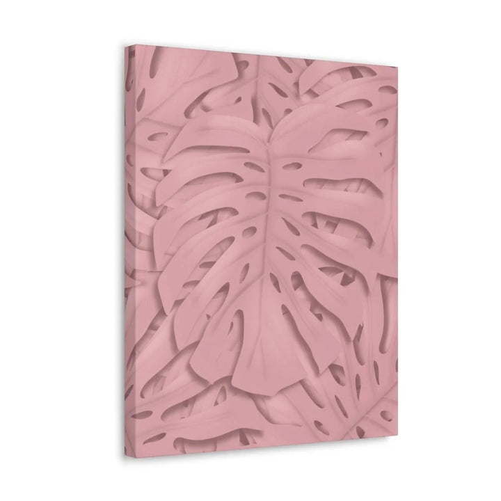 Soft Pink Monstera Canvas, Canvas, Laura Christine Photography & Design, Art & Wall Decor, Canvas, Hanging Hardware, Home & Living, Indoor, Laura Christine Photography & Design, laurachristinedesign.com