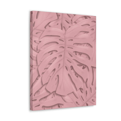 Soft Pink Monstera Canvas, Canvas, Laura Christine Photography & Design, Art & Wall Decor, Canvas, Hanging Hardware, Home & Living, Indoor, Laura Christine Photography & Design, laurachristinedesign.com