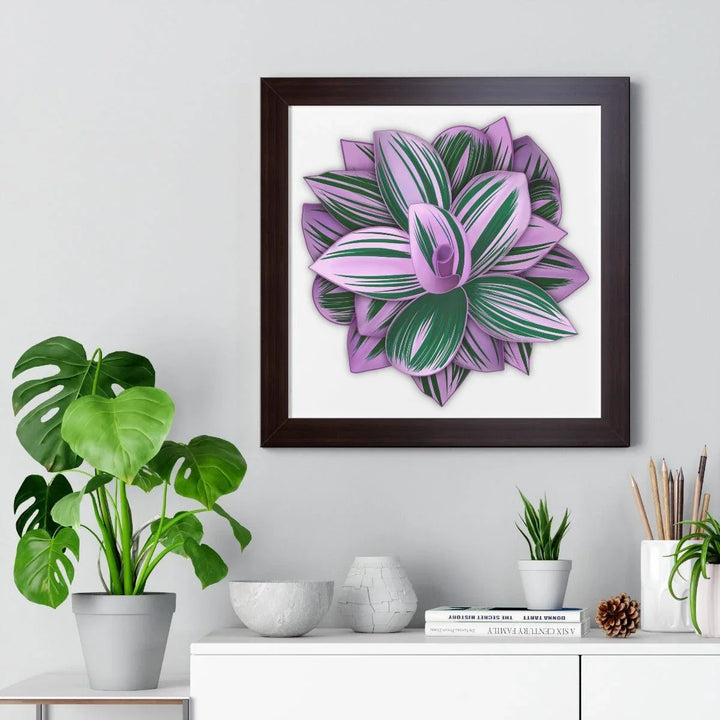 Tradescantia Nanouk Framed Print, Poster, Laura Christine Photography & Design, Framed, Home & Living, Indoor, Paper, Posters, Laura Christine Photography & Design, laurachristinedesign.com