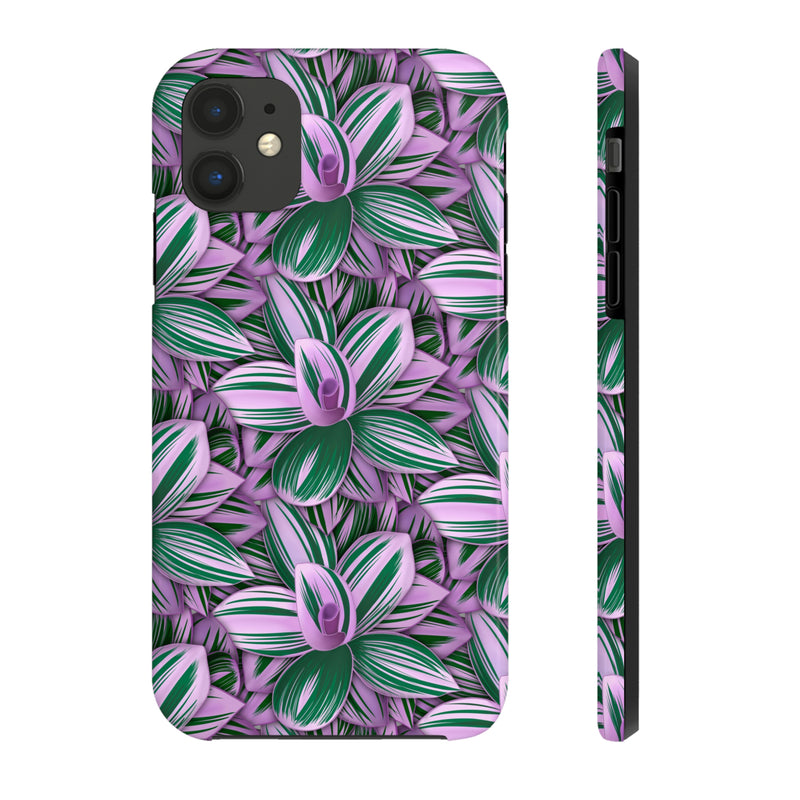 Tradescantia Nanouk Phone Case, Phone Case, Printify, Accessories, Glossy, iPhone Cases, Matte, Phone accessory, Phone Cases, Samsung Cases, Laura Christine Photography & Design, laurachristinedesign.com