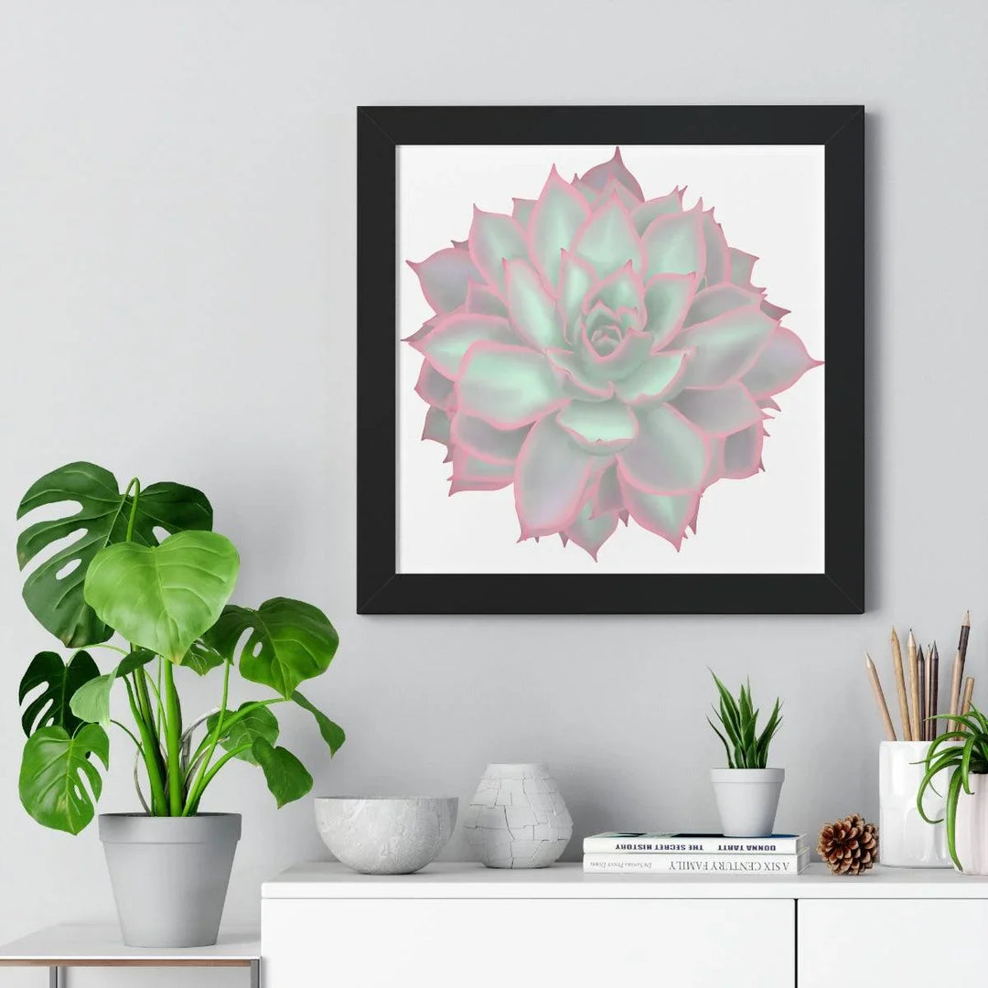Echeveria Violet Queen Succulent Framed Print, Poster, Laura Christine Photography & Design, Framed, Home & Living, Indoor, Paper, Posters, Laura Christine Photography & Design, laurachristinedesign.com