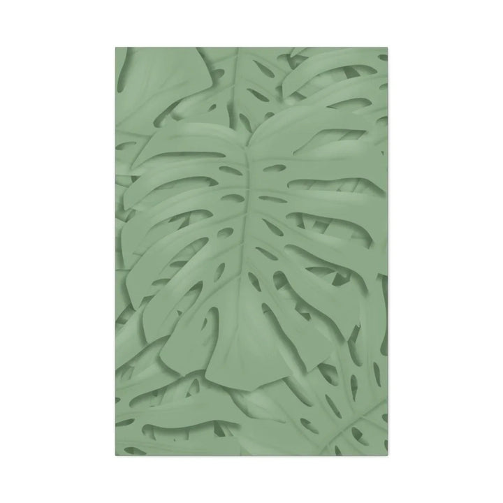 Deep Sage Monstera Canvas, Canvas, Laura Christine Photography & Design, Art & Wall Decor, Canvas, Hanging Hardware, Home & Living, Indoor, Laura Christine Photography & Design, laurachristinedesign.com