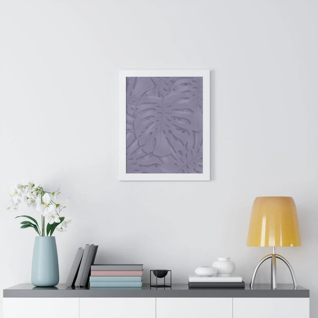 Violet Monstera Framed Print, Poster, Laura Christine Photography & Design, Framed, Home & Living, Indoor, Paper, Posters, Laura Christine Photography & Design, laurachristinedesign.com