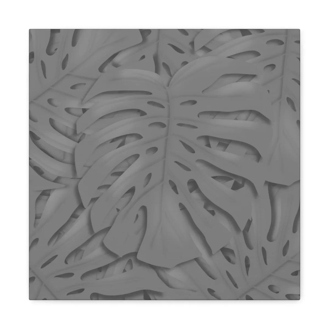 Monstera Canvas Art - Durable Matte Finish Canvas Art Print | Tropical Leaf Wall Decor