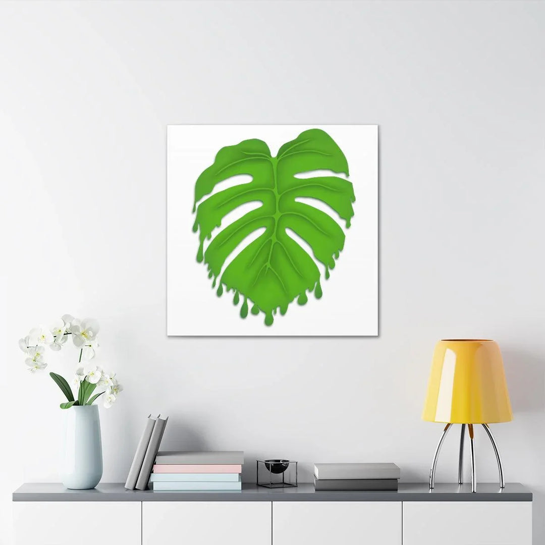 Melting Monstera Canvas, Canvas, Laura Christine Photography & Design, Art & Wall Decor, Canvas, Hanging Hardware, Home & Living, Indoor, Laura Christine Photography & Design, 