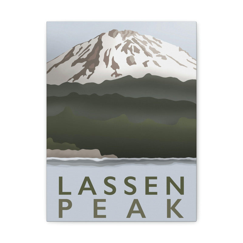 Lassen Peak Minimalist Canvas, Canvas, Printify, Art & Wall Decor, Canvas, Hanging Hardware, Home & Living, Indoor, Laura Christine Photography & Design, laurachristinedesign.com