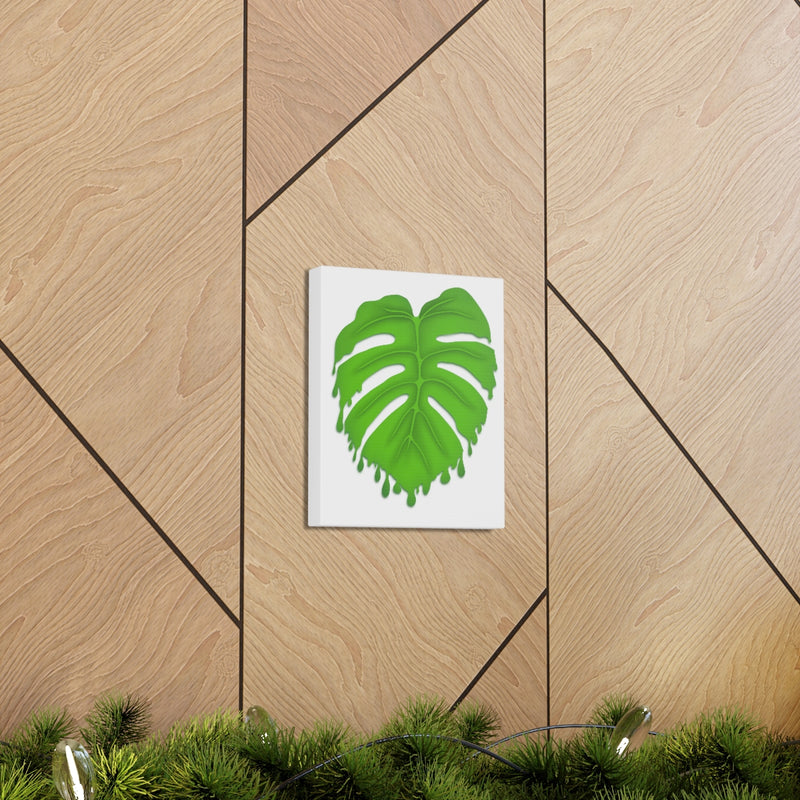 Melting Monstera Canvas