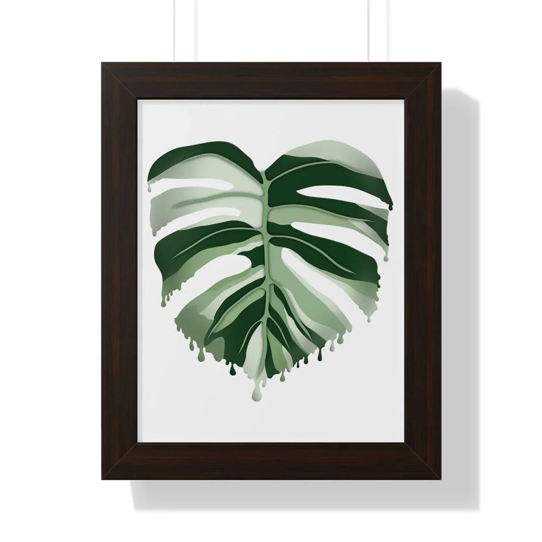 Melting Monstera (Albo) Framed Print, Poster, Laura Christine Photography & Design, Framed, Home & Living, Indoor, Paper, Posters, Laura Christine Photography & Design, laurachristinedesign.com