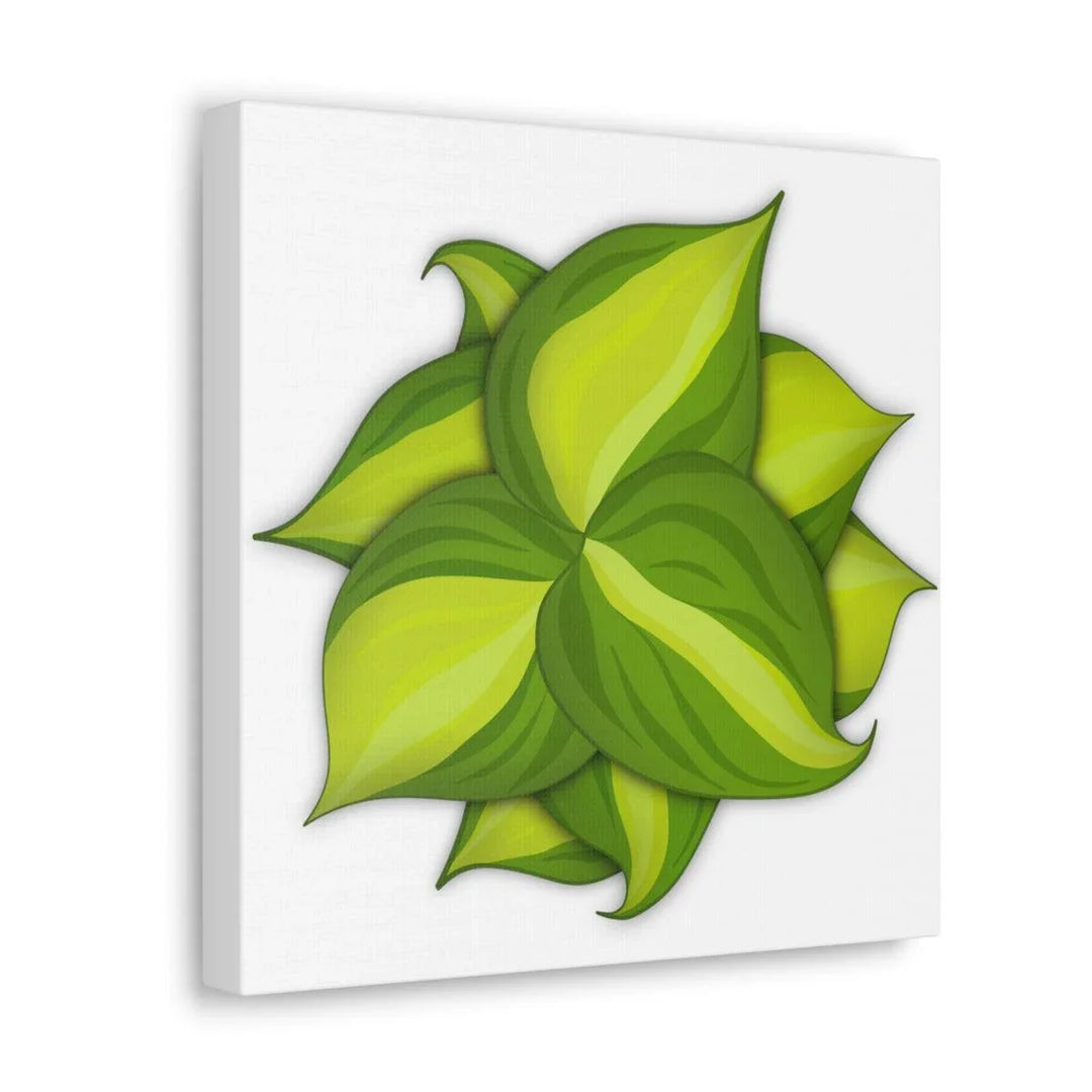 Philodendron Brasil Canvas - Botanical Canvas Art Print With Matte Finish & Durable Hanging - Laura Christine Photography & Design