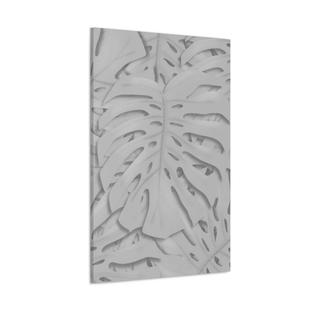 Soft Gray Monstera Canvas, Canvas, Laura Christine Photography & Design, Art & Wall Decor, Canvas, Hanging Hardware, Home & Living, Indoor, Laura Christine Photography & Design, laurachristinedesign.com