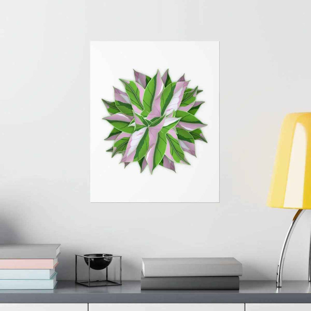 Tricolor Syngonium Print - Botanical Poster on Museum Grade Paper | Archival Ink Unframed