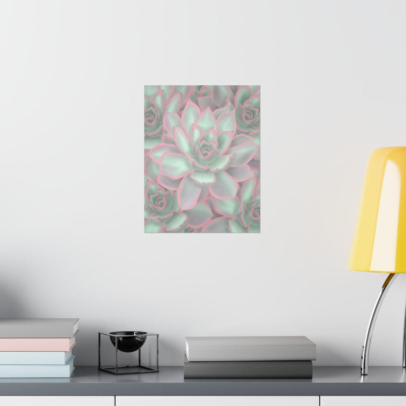 Echeveria Violet Queen Succulent Print, Poster, Laura Christine Photography & Design, Back to School, Home & Living, Indoor, Matte, Paper, Posters, Valentine&