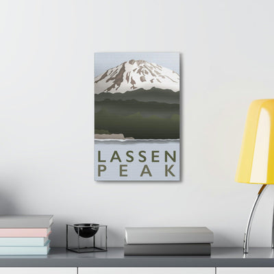 Lassen Peak Minimalist Canvas, Canvas, Printify, Art & Wall Decor, Canvas, Hanging Hardware, Home & Living, Indoor, Laura Christine Photography & Design, laurachristinedesign.com