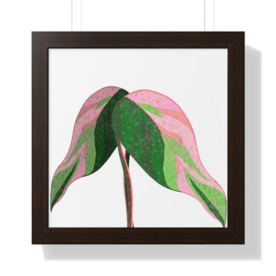 Pink Princess Philodendron Framed Print, Poster, Laura Christine Photography & Design, Framed, Home & Living, Indoor, Paper, Posters, Laura Christine Photography & Design, laurachristinedesign.com