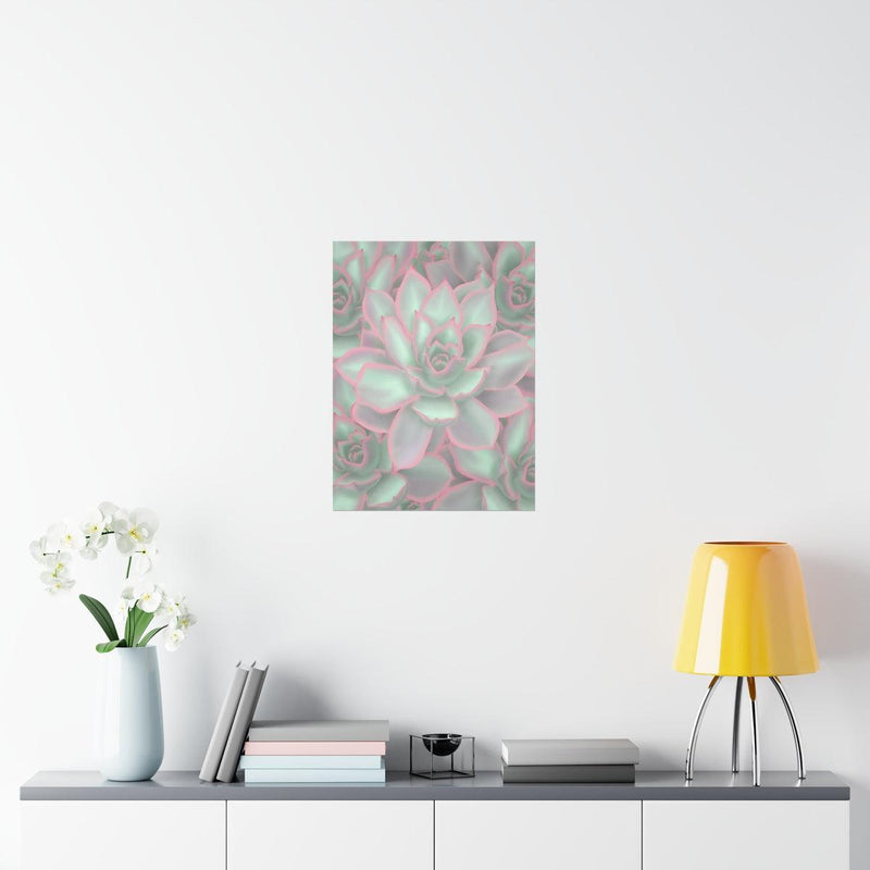 Echeveria Violet Queen Succulent Print, Poster, Laura Christine Photography & Design, Back to School, Home & Living, Indoor, Matte, Paper, Posters, Valentine&