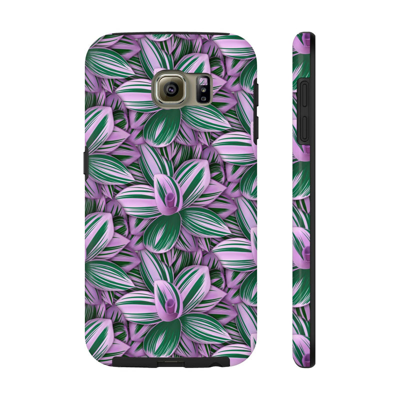 Tradescantia Nanouk Phone Case, Phone Case, Printify, Accessories, Glossy, iPhone Cases, Matte, Phone accessory, Phone Cases, Samsung Cases, Laura Christine Photography & Design, laurachristinedesign.com