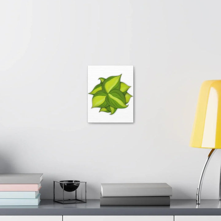 Philodendron Brasil Canvas - Botanical Canvas Art Print With Matte Finish & Durable Hanging - Laura Christine Photography & Design