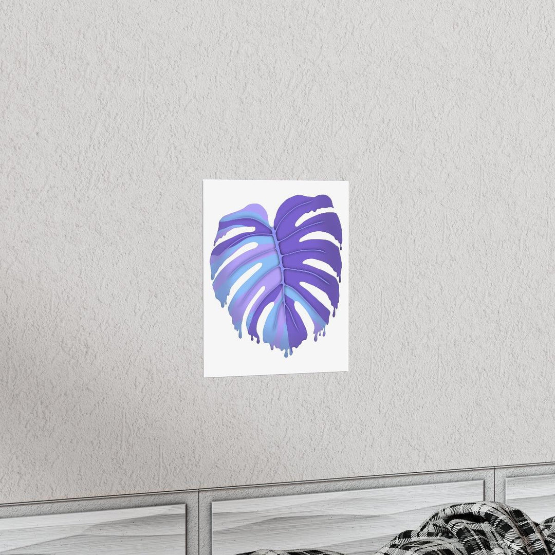 Melting Monstera, Purple - Print, Poster, Laura Christine Photography & Design, Back to School, Home & Living, Indoor, Matte, Paper, Posters, Valentine's Day promotion, Laura Christine Photography & Design, laurachristinedesign.com