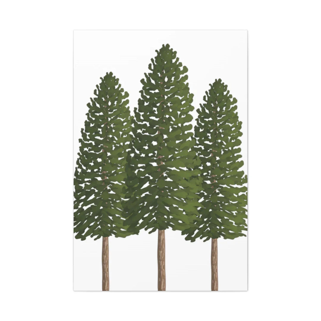 Ponderosa Pine Canvas - Large Stretched Cotton Canvas Art Print With Matte Finish