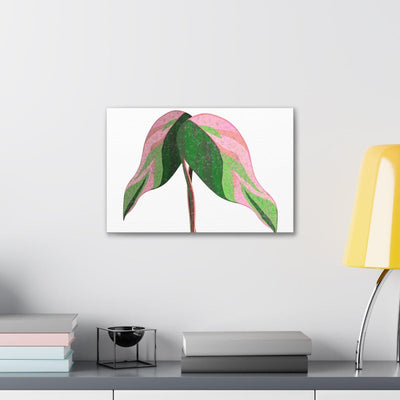 Pink Princess Philodendron Canvas, Canvas, Laura Christine Photography & Design, Art & Wall Decor, Canvas, Hanging Hardware, Home & Living, Indoor, Laura Christine Photography & Design, laurachristinedesign.com