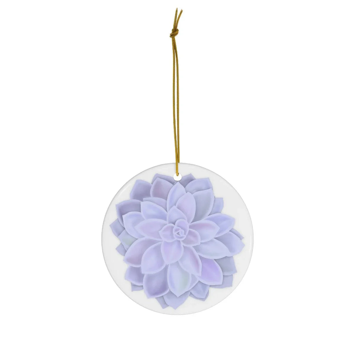 Echeveria Violet Queen Succulent Ceramic Ornament, Home Decor, Laura Christine Photography & Design, Ceramic, Christmas, Glossy, Holiday Picks, Home & Living, ornament, Ornaments, Seasonal Decorations, Laura Christine Photography & Design, laurachristinedesign.com