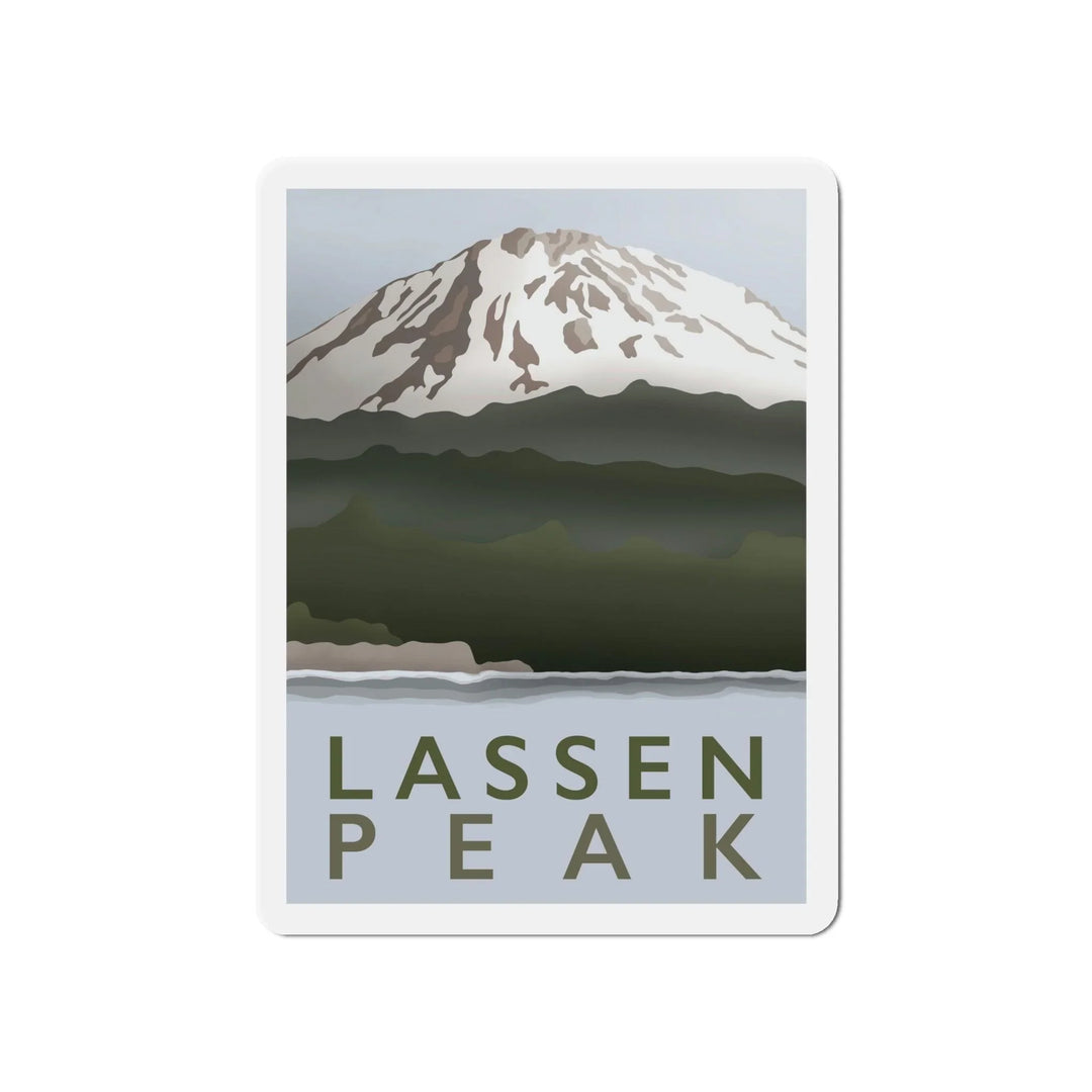 Lassen Peak Minimalist Magnet, Home Decor, Printify, Home & Living, Magnets, Magnets & Stickers, Valentine's Day promotion, Laura Christine Photography & Design, laurachristinedesign.com