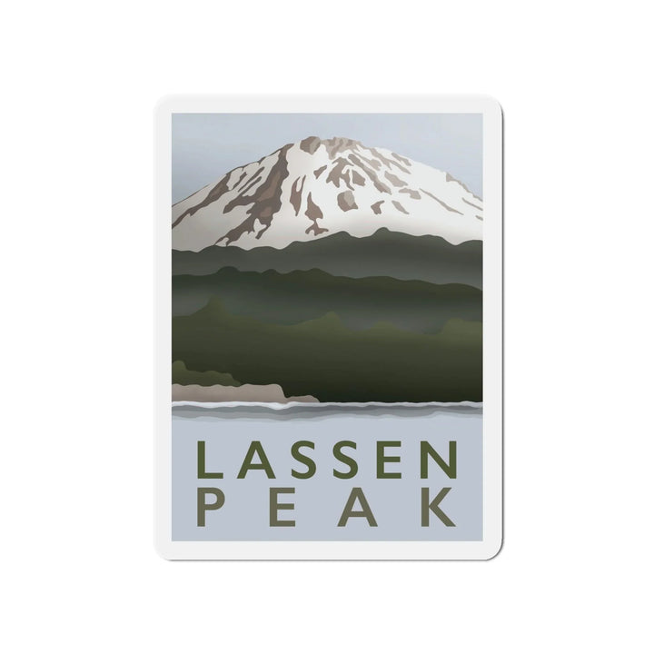Lassen Peak Minimalist Magnet, Home Decor, Printify, Home & Living, Magnets, Magnets & Stickers, Valentine's Day promotion, Laura Christine Photography & Design, laurachristinedesign.com